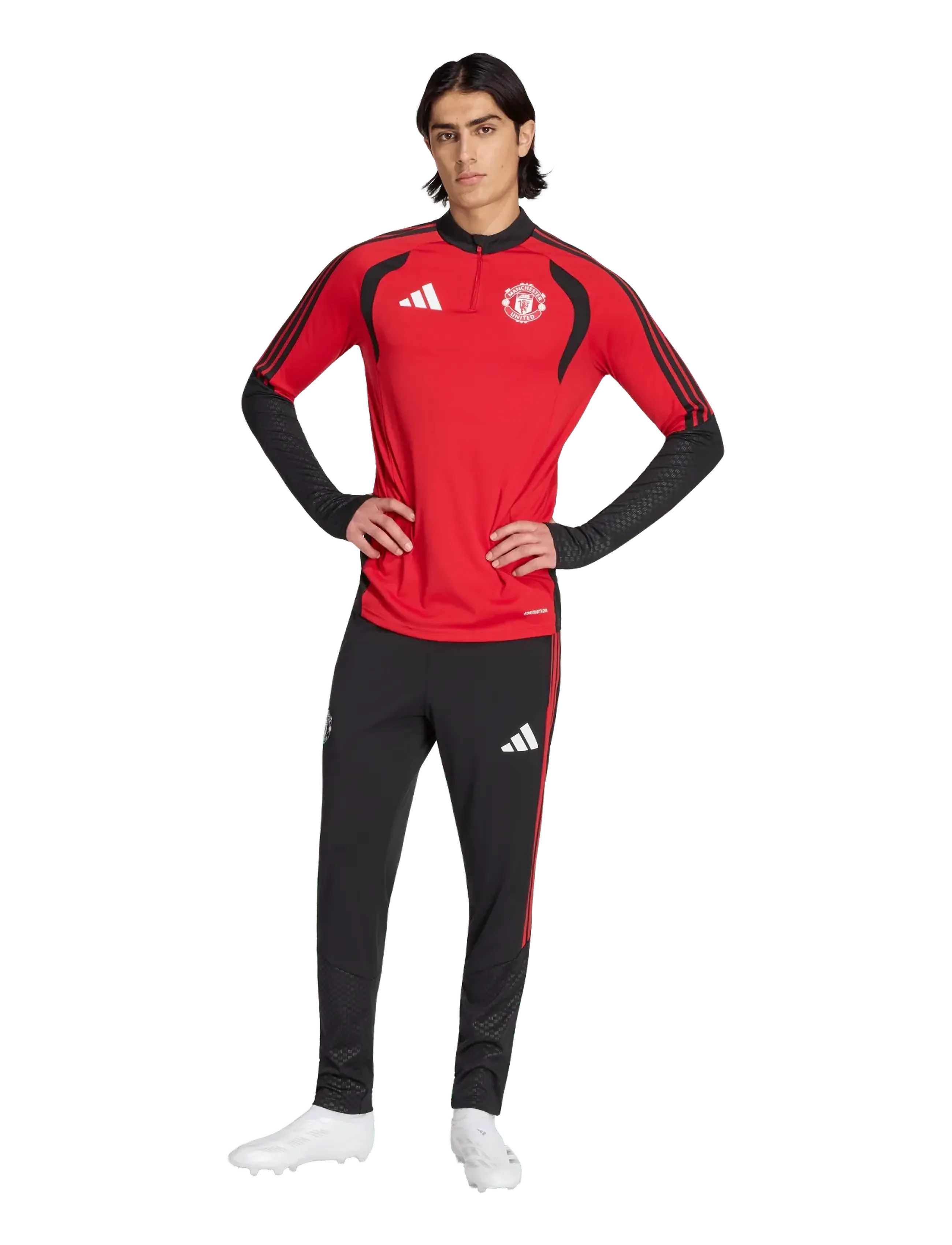 adidas Performance Manchester United F.c. Training Pant, Mænd, Manchester United Træningsbukser, Sort, Str: L