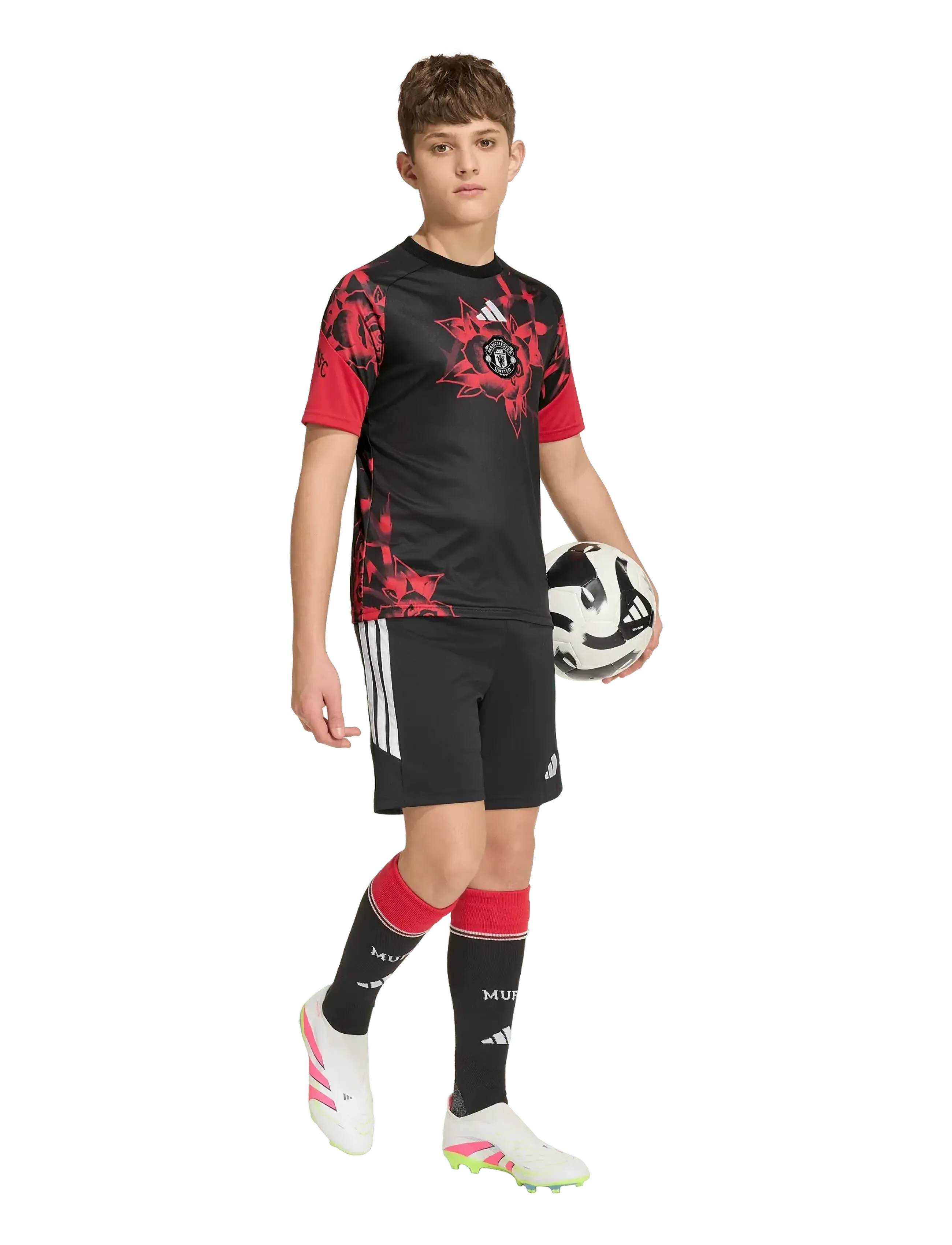 adidas Performance - MUFC PRESHI Y - mufred/black - 3