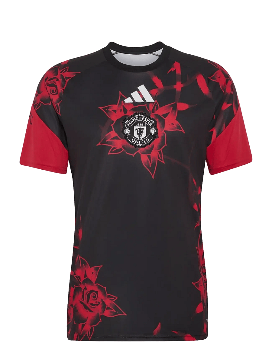 adidas Performance - Manchester United F.C. Pre Shirt - fußballoberteile - mufred/black - 1
