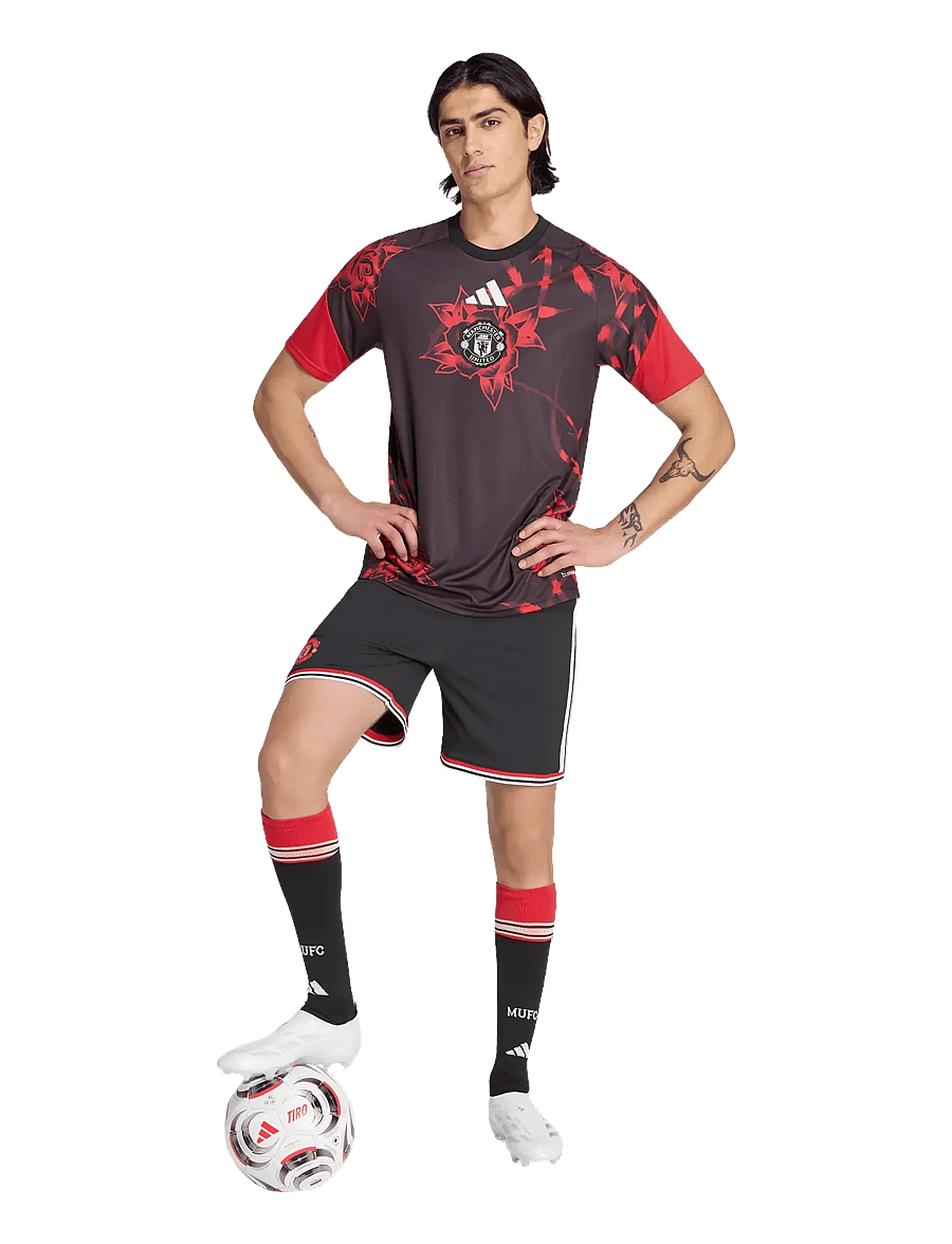 adidas Performance - Manchester United F.C. Pre Shirt - fußballoberteile - mufred/black - 0