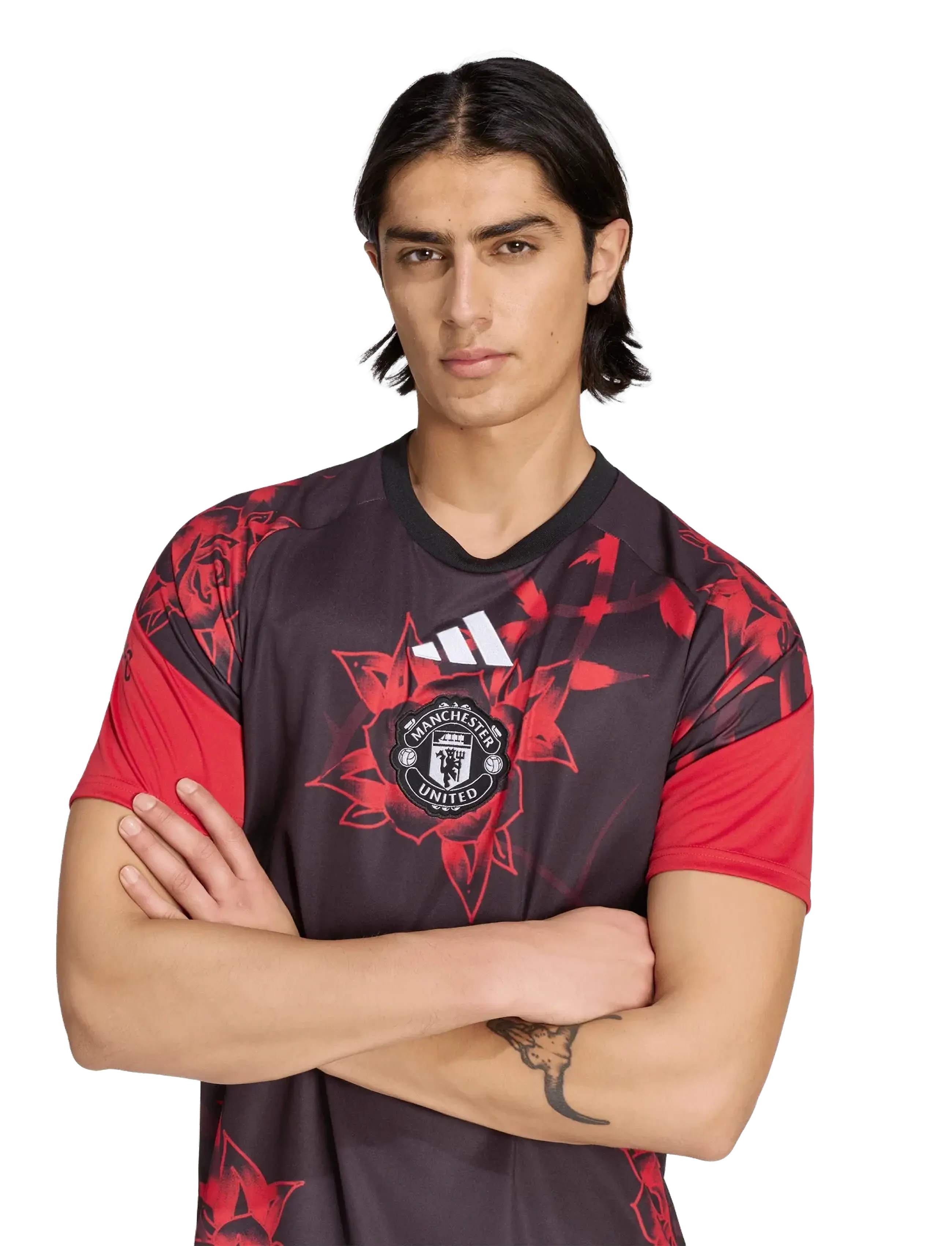 adidas Performance - MUFC PRESHI - mufred/black - 3