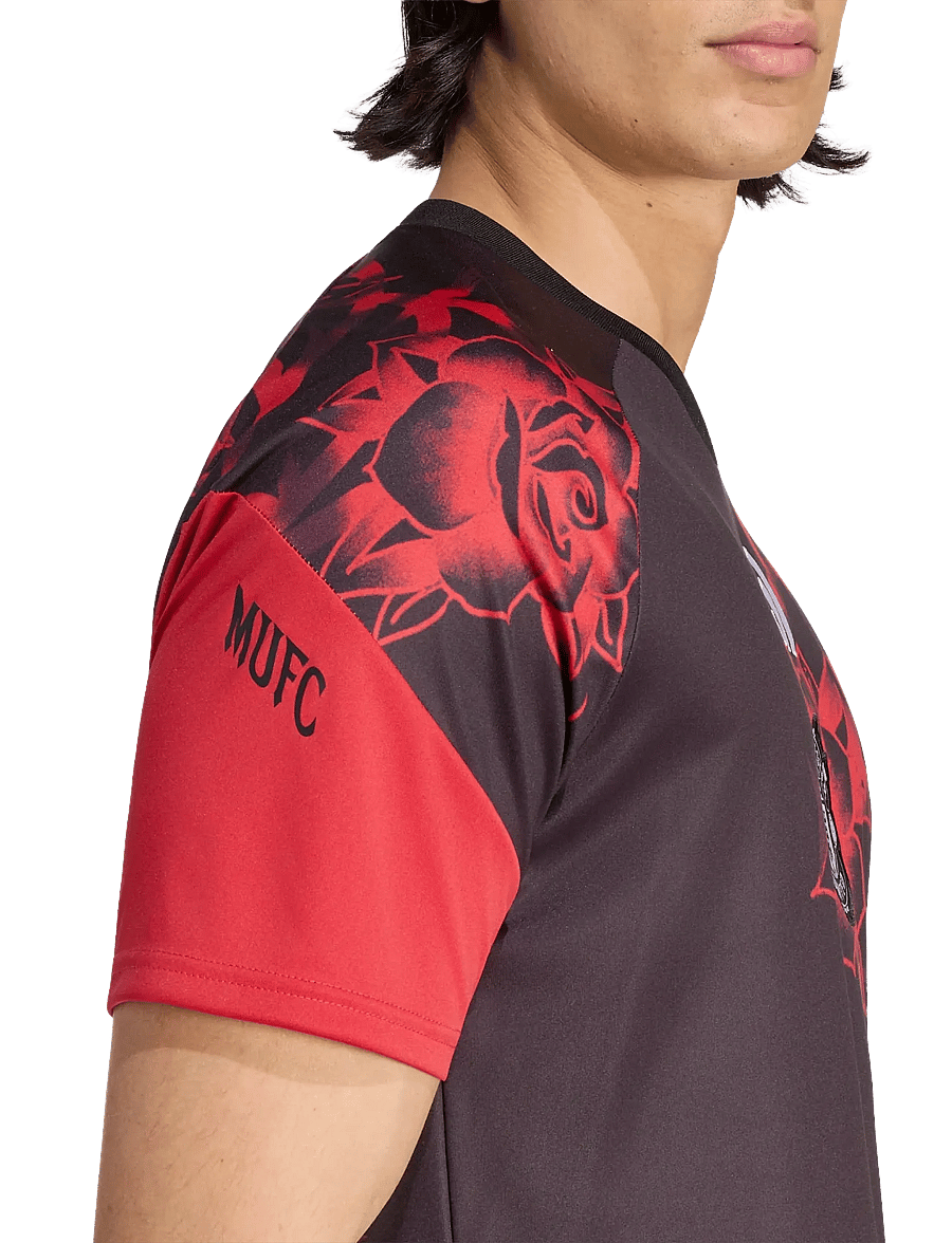 adidas Performance - Manchester United F.C. Pre Shirt - fußballoberteile - mufred/black - 4