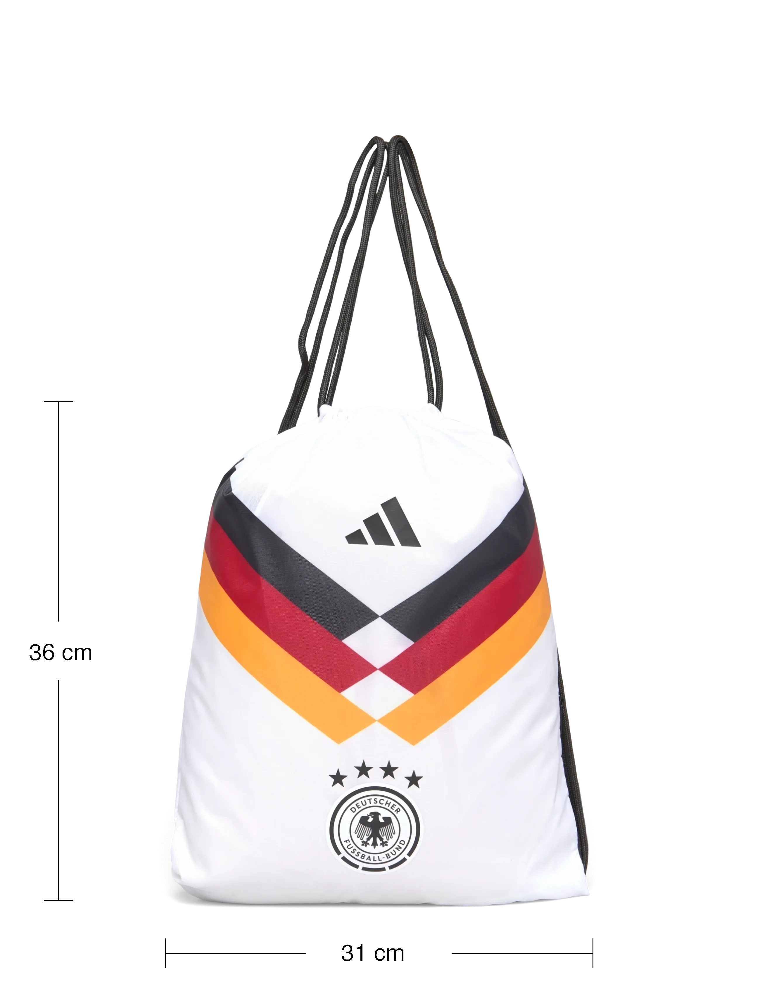 adidas Performance - DFB GYMSACK - white/black/multco - 3