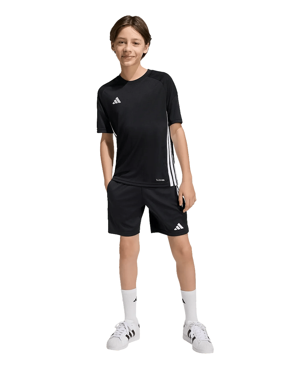 adidas Performance - TIRO ES SHO Y - sport-shorts - black/black/white - 0