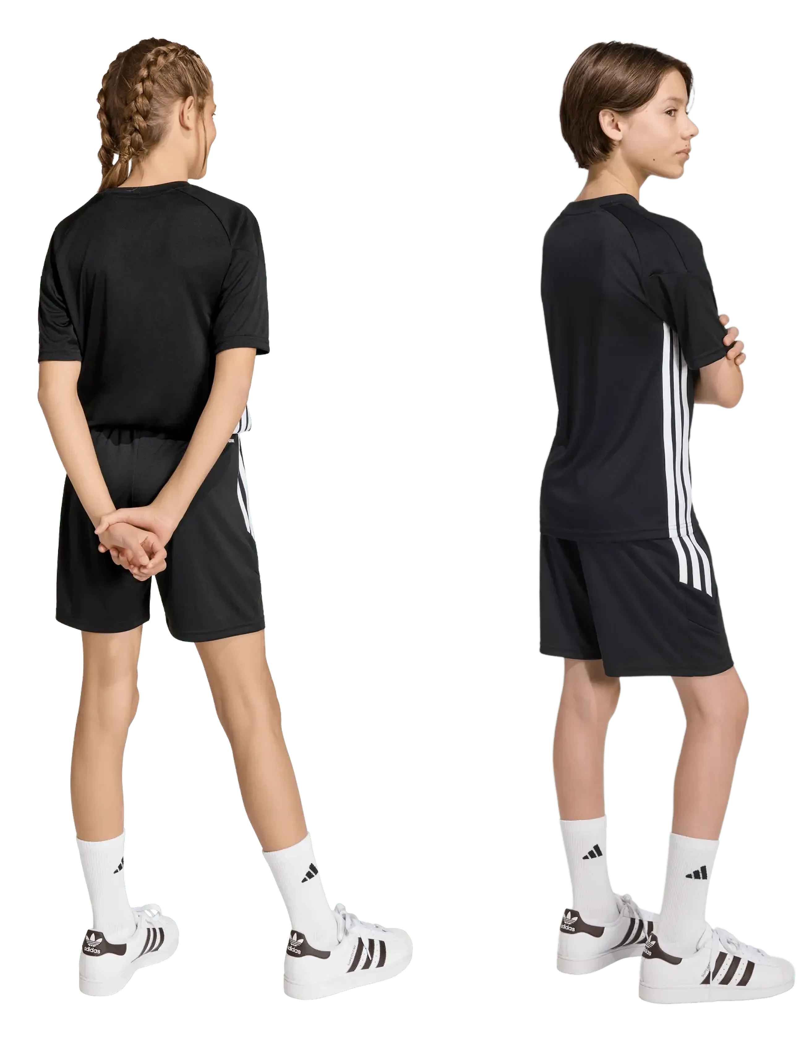 adidas Performance - TIRO ES SHO Y - sportshorts - black/black/white - 3