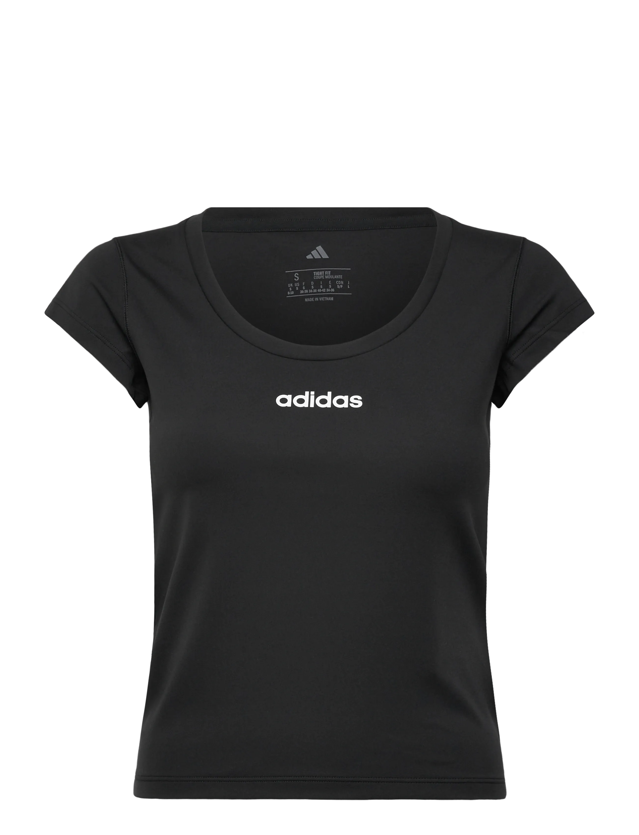adidas Performance Q1 HYG BABY TEE - Toppar & T-shirts - BLACK / black