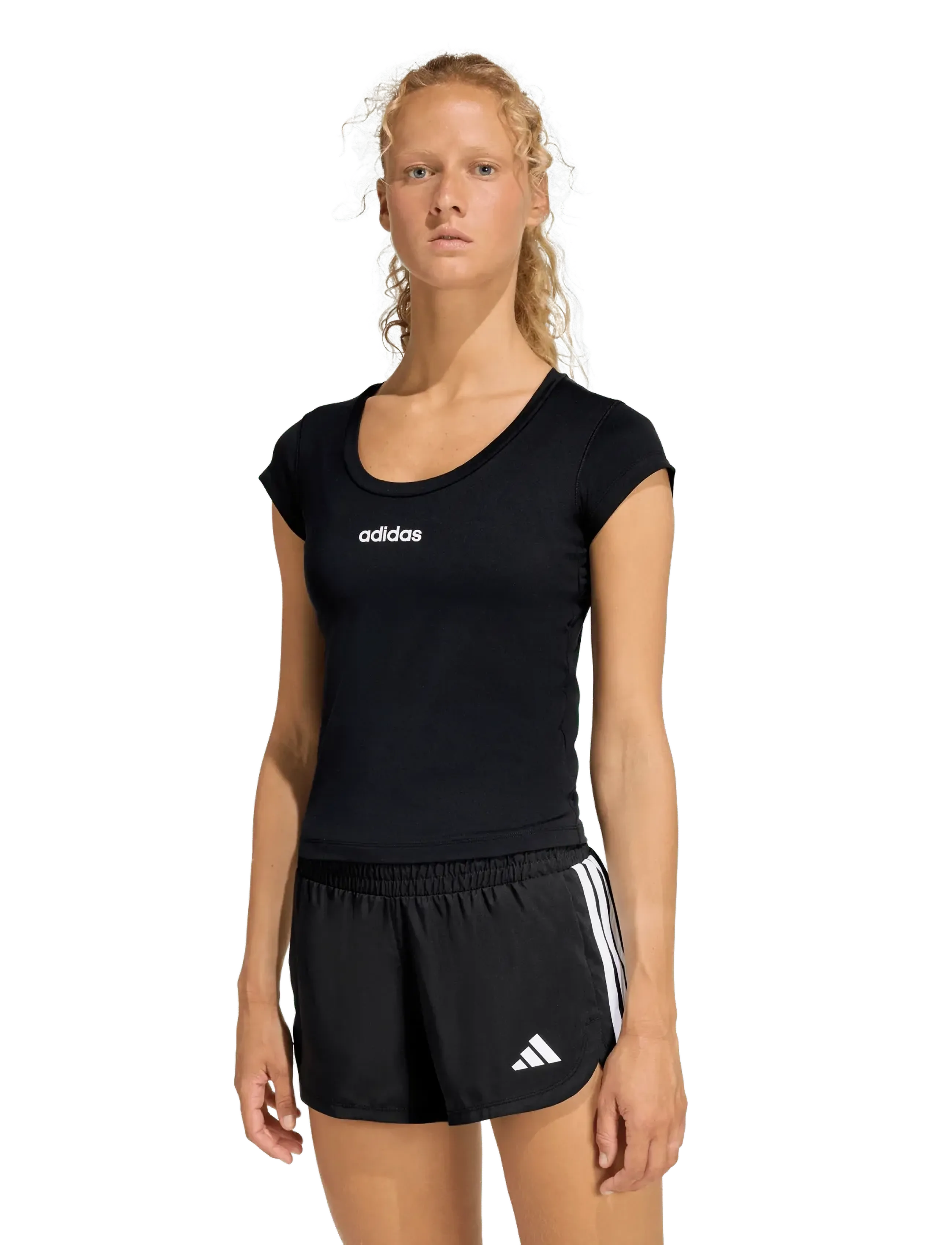 adidas Performance - Q1 HYG BABY TEE - t-shirts - black - 3