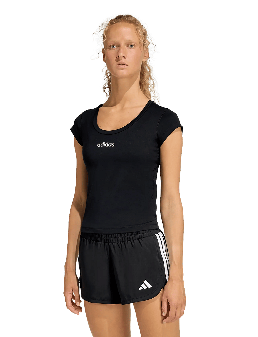 adidas Performance - Q1 HYG BABY TEE - t-shirts - black - 3