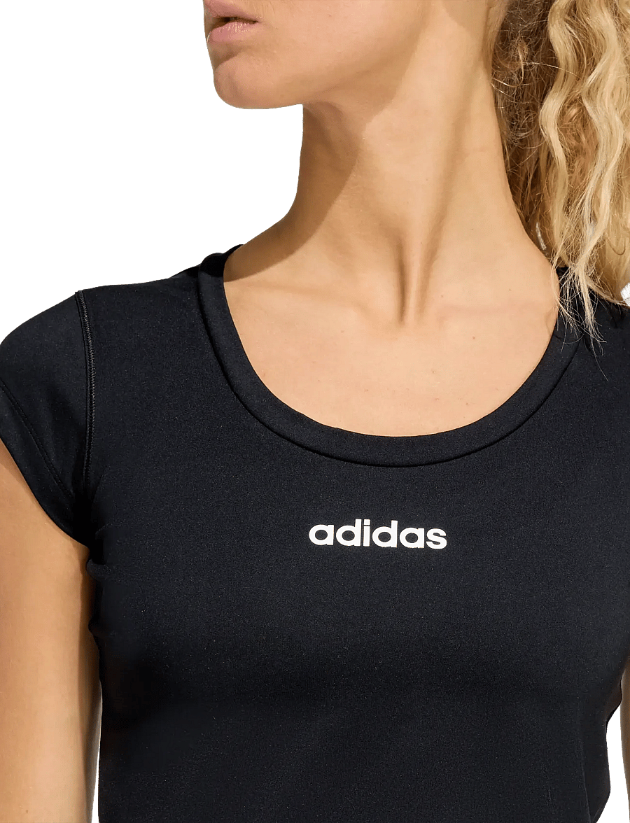adidas Performance - Q1 HYG BABY TEE - t-shirts - black - 4