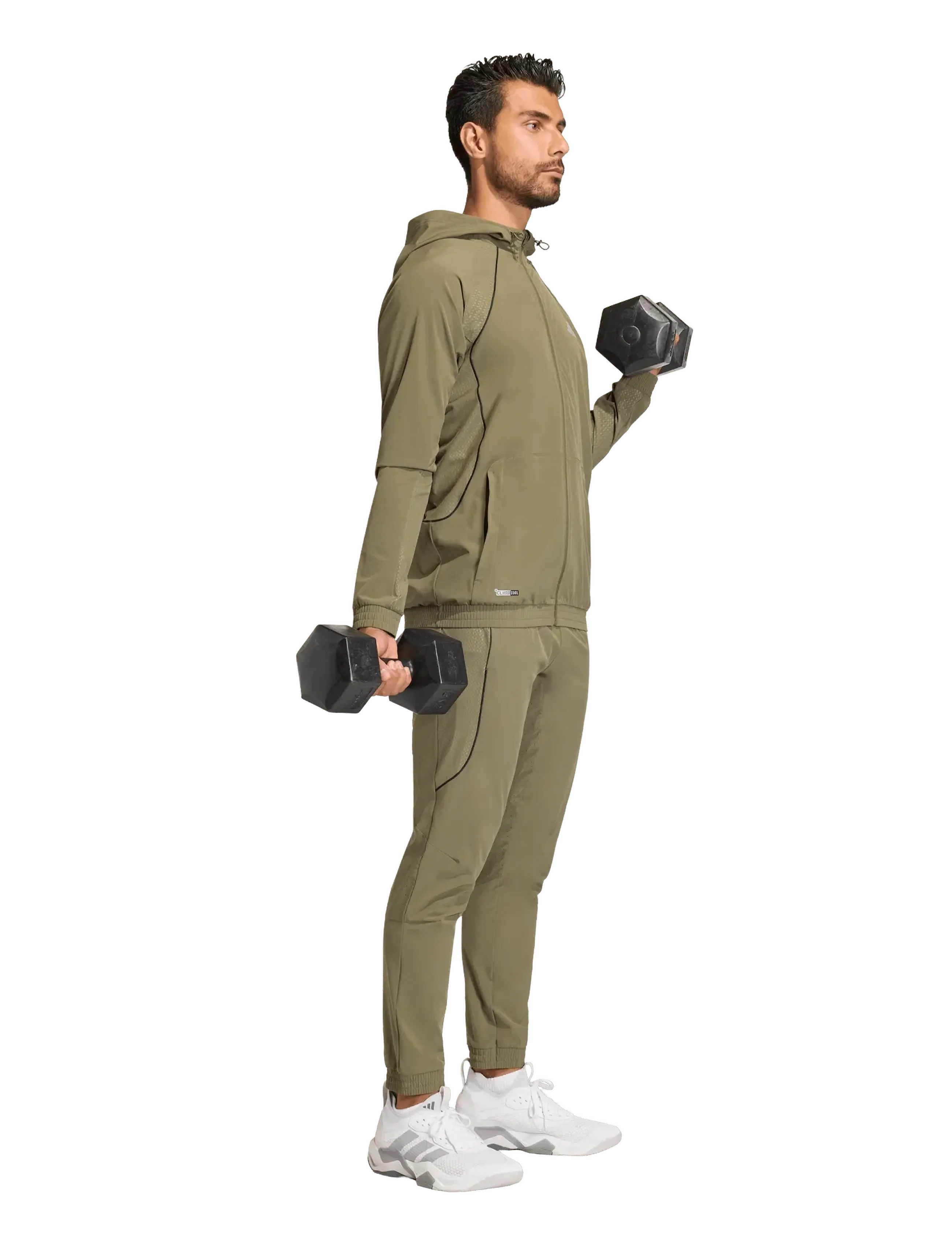 adidas Performance Tech App S-Pant, M, Khaki green, Sport Pants > Sport Training Pants, Herre