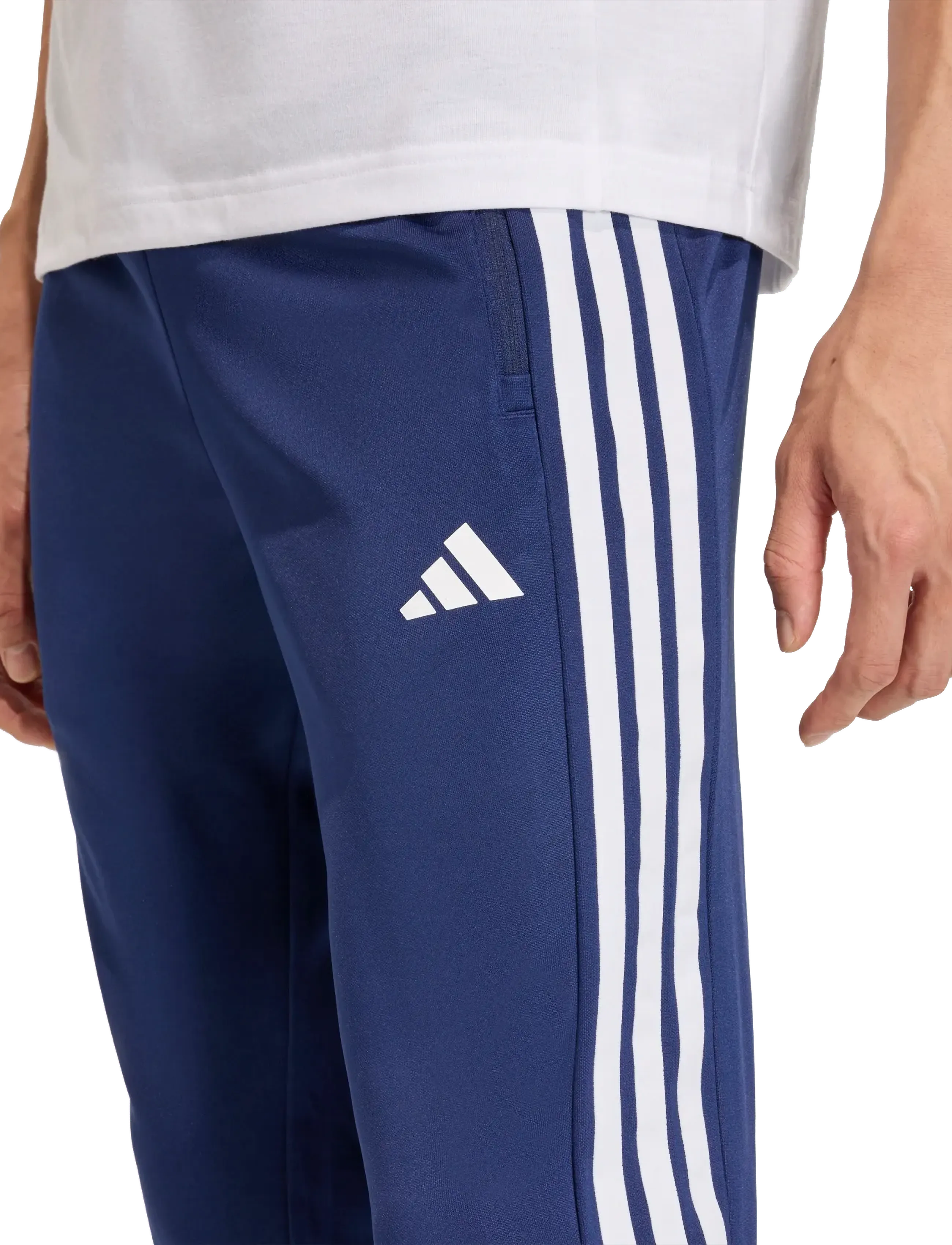 Adidas WORKOUT ESSENTIALS ALL-SET 3-STRIPES KNIT PANT mjukisbyxor herr – bild 7