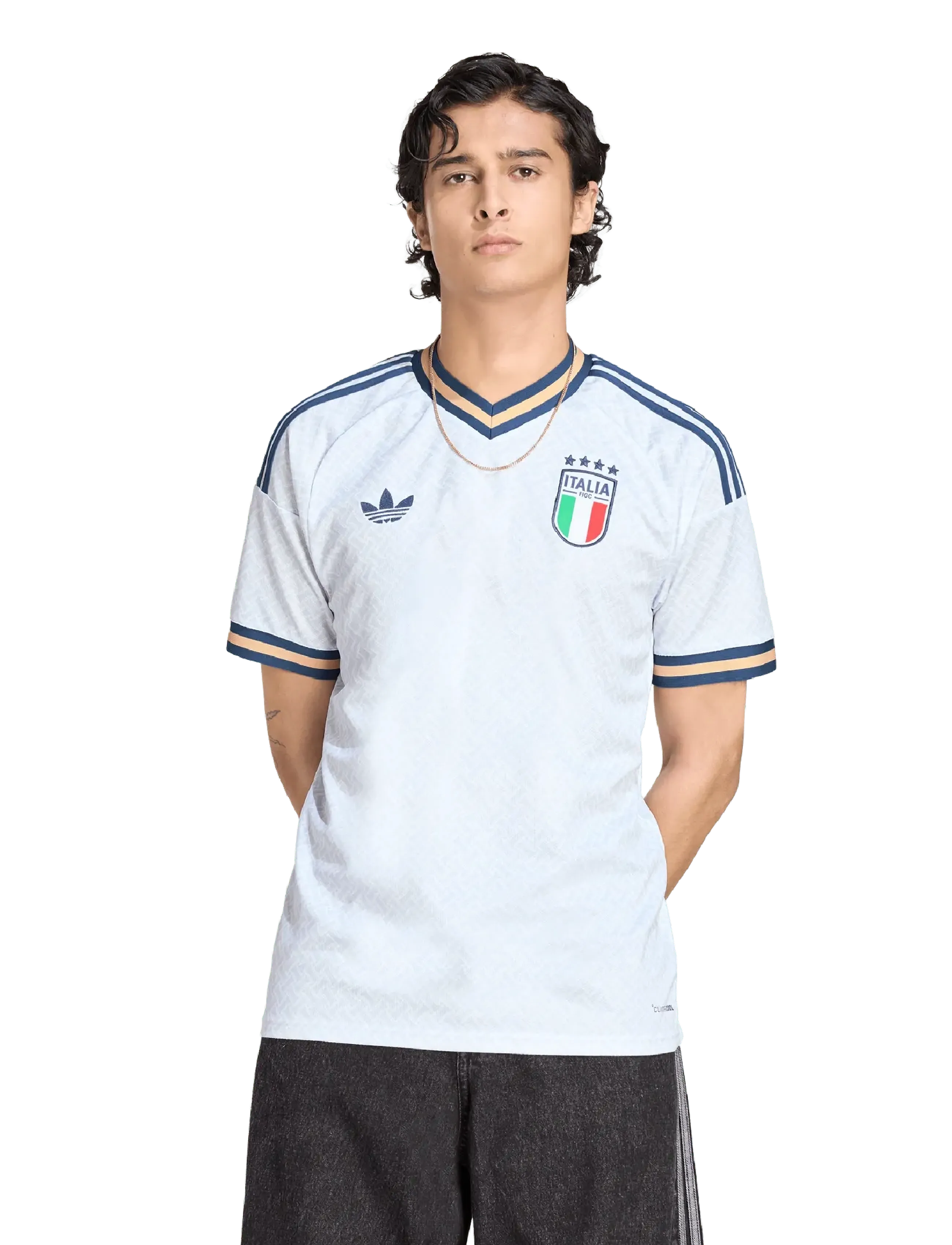 adidas Performance - FIGC A JSY - fodboldtrøjer - aerblu - 3