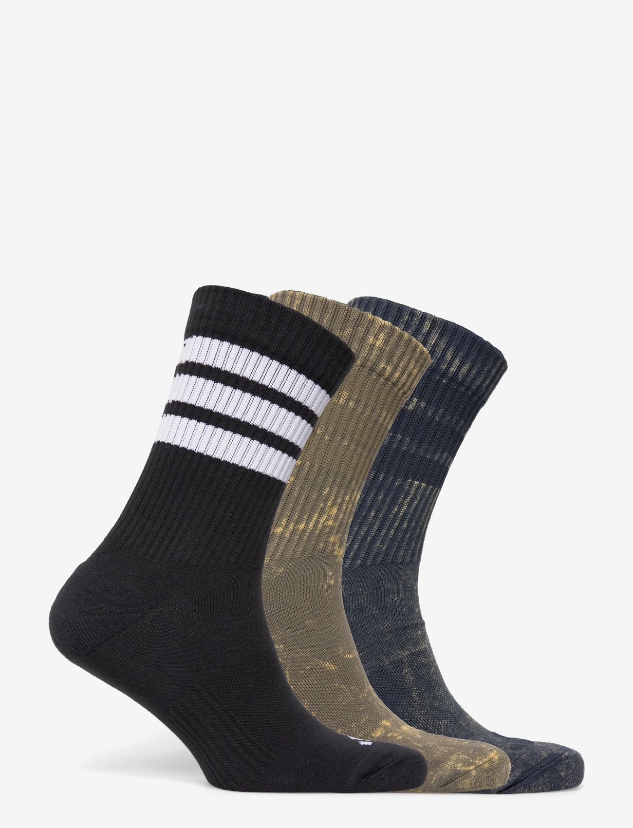 adidas Performance - 3S C CRW WSH 3P - skarpety sportowe - aurink/olistr/black/w - 1