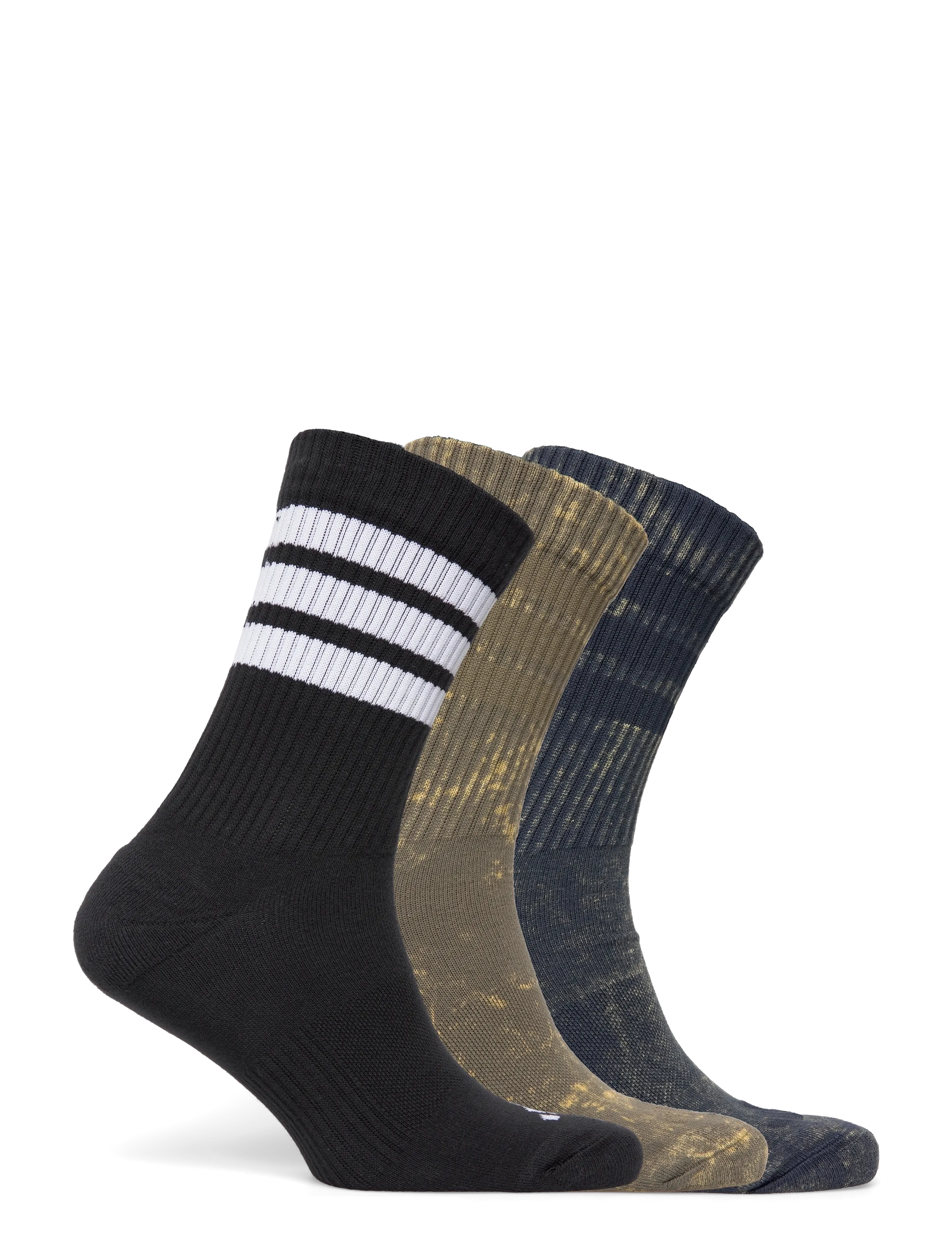 adidas Performance - 3S C CRW WSH 3P - Íþróttasokkar - aurink/olistr/black/w - 1