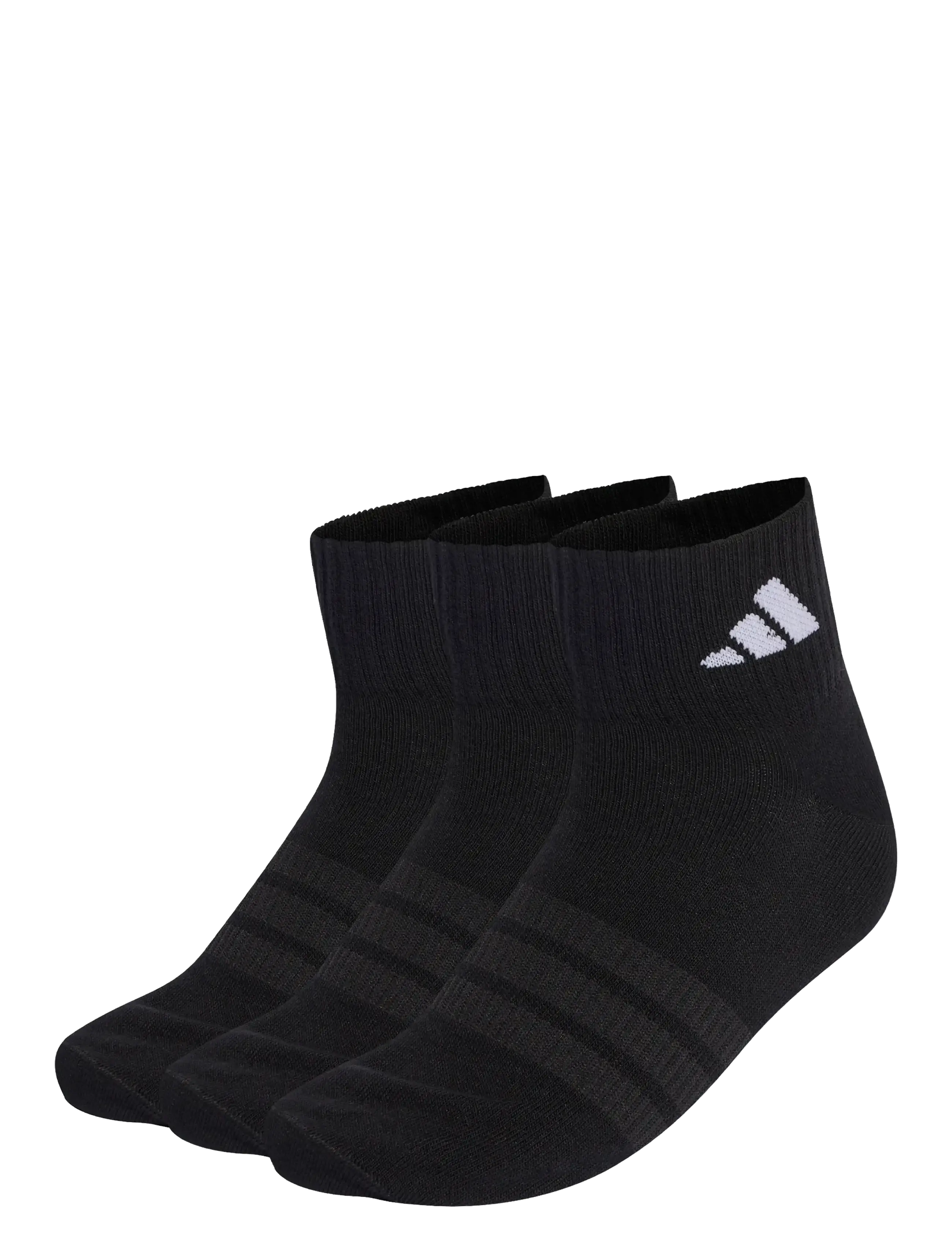 adidas Performance T ESS ANK 3P - Sporta zeķes - BLACK/BLACK/WHITE / black