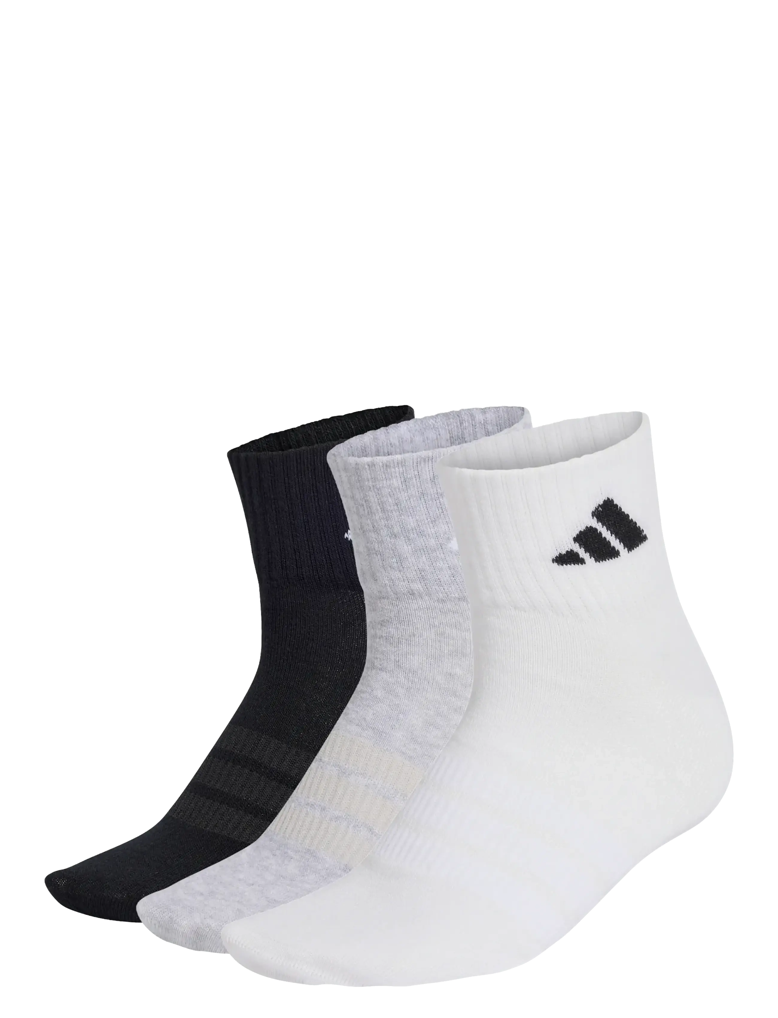 adidas Performance T ESS ANK 3P - Unterhosen - MGREYH/WHITE/BLACK / multi