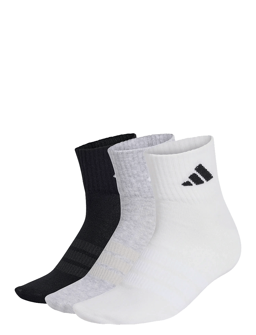 adidas Performance - T ESS ANK 3P - träningsstrumpor - mgreyh/white/black - 1