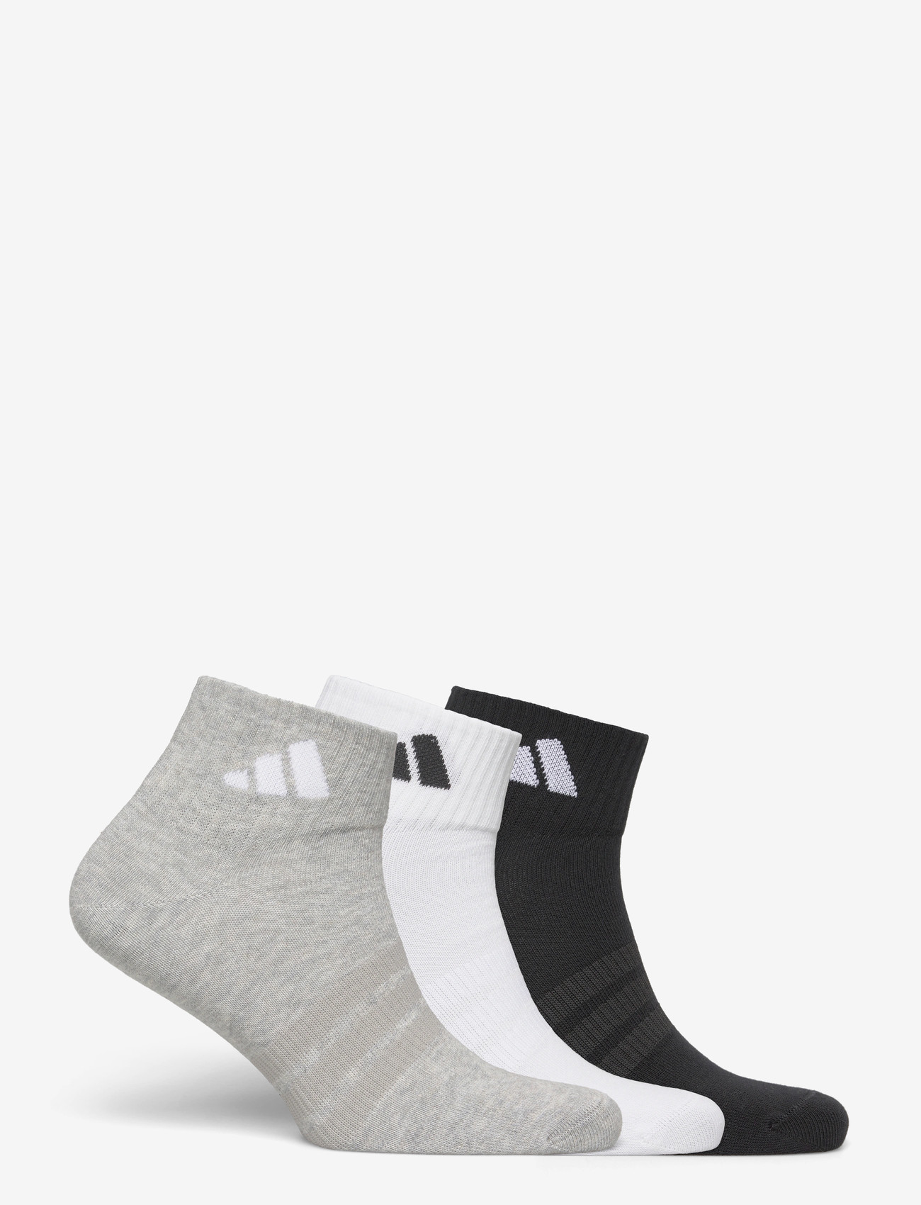 adidas Performance - T ESS ANK 3P - sportsocken - mgreyh/white/black - 2
