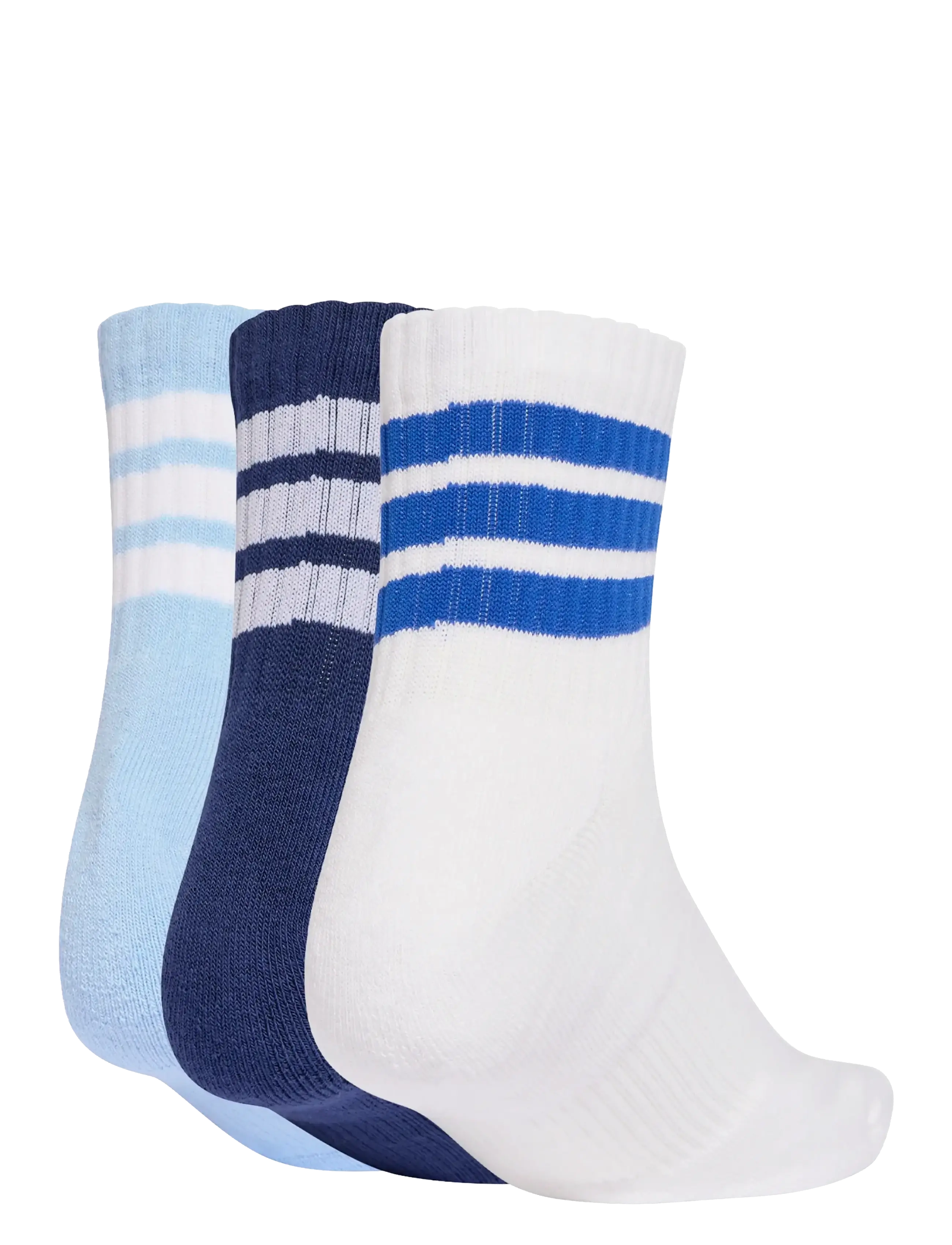 adidas Performance - 3S ESS C MID 3P - strümpfe - dkblue/white/globlu - 1