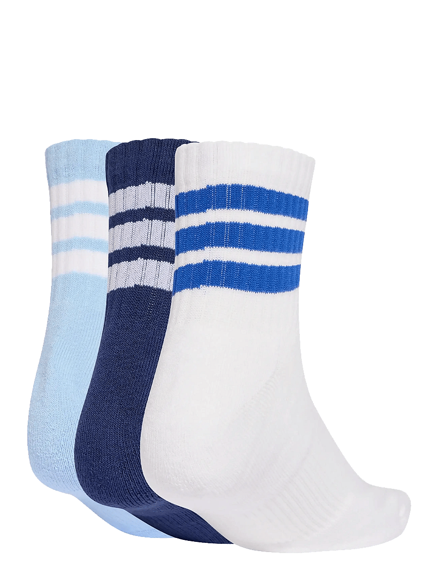 adidas Performance - 3S ESS C MID 3P - sportstrømper - dkblue/white/globlu - 1