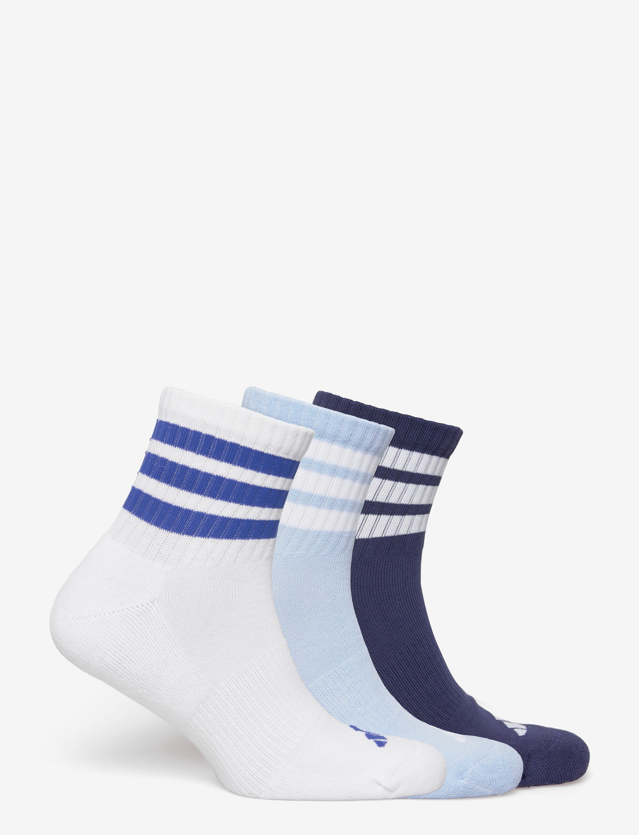adidas Performance - 3S ESS C MID 3P - sportsocken - dkblue/white/globlu - 1