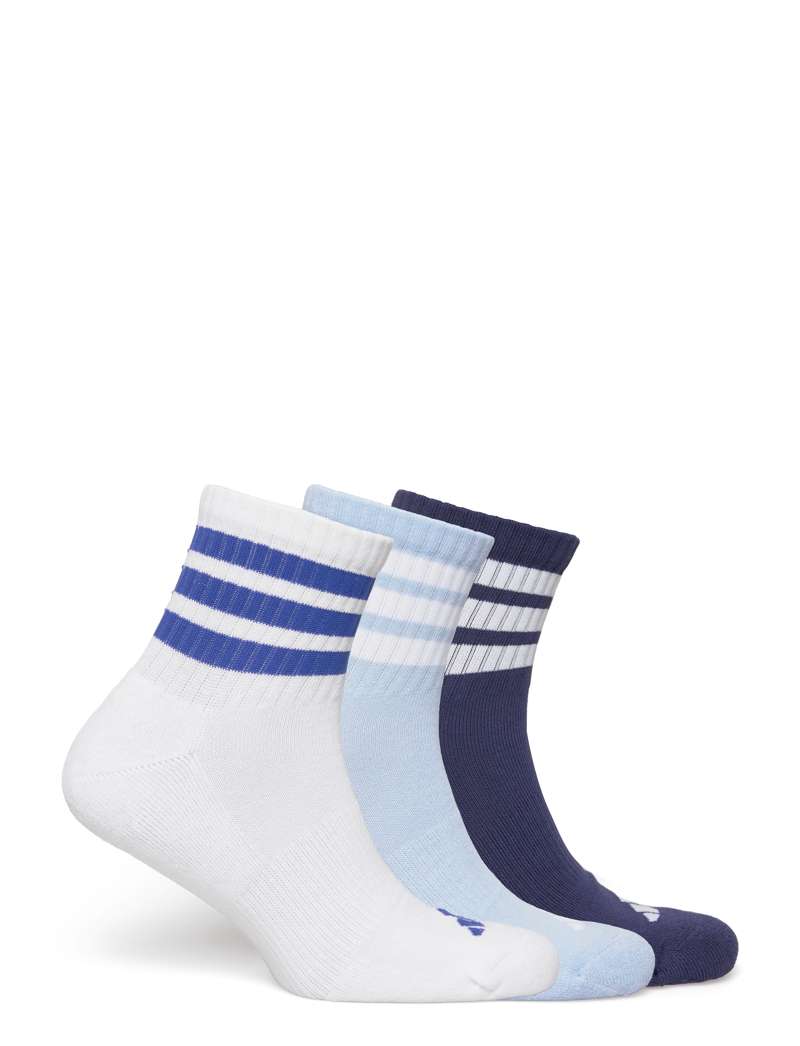 adidas Performance - 3S ESS C MID 3P - strümpfe - dkblue/white/globlu - 4