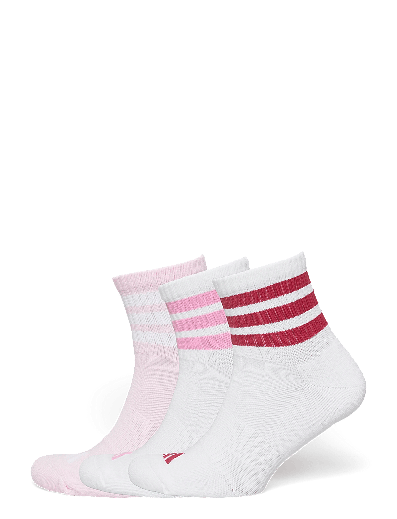 adidas Performance - 3S ESS C MID 3P - träningsstrumpor - white/clpink/actmar - 0