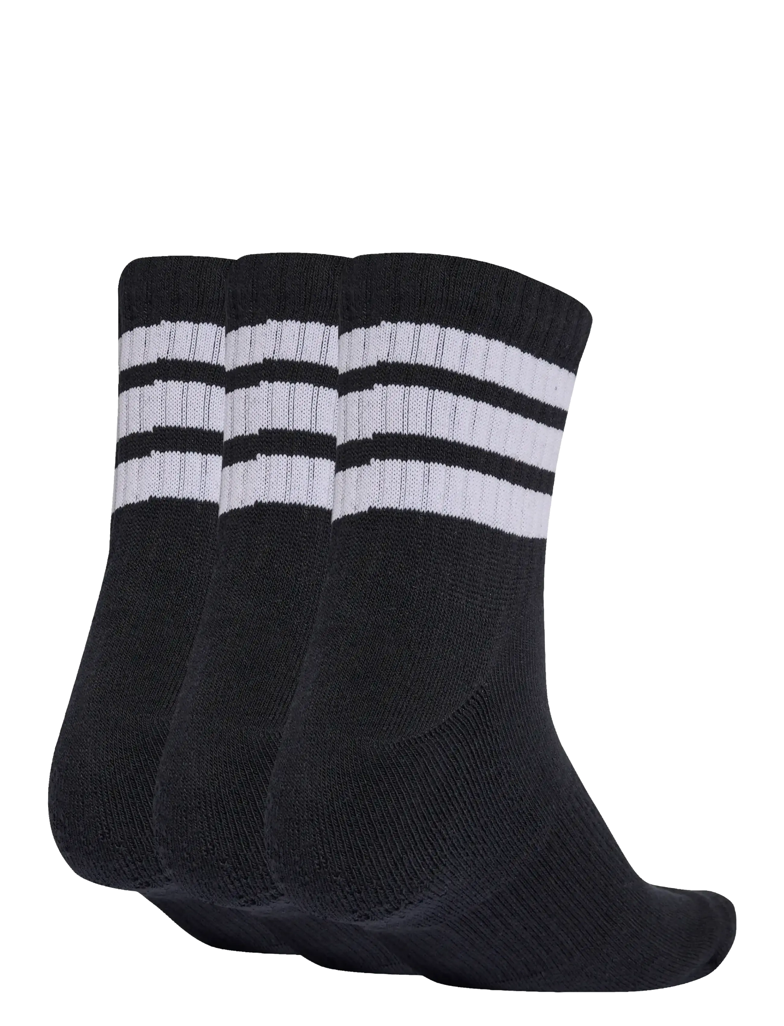 adidas Performance - 3S ESS C MID 3P - sport socks - black/white/white - 1