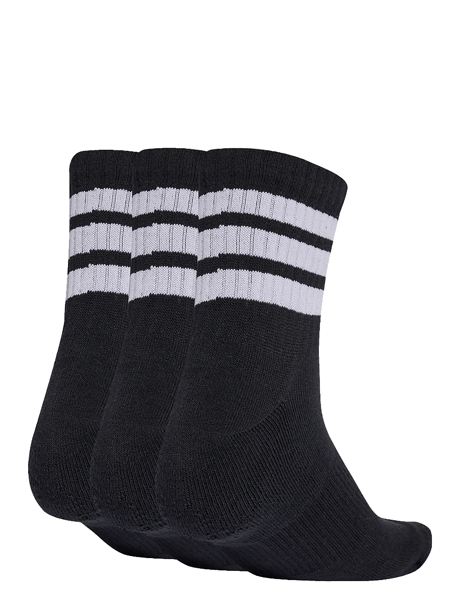 adidas Performance - 3S ESS C MID 3P - sportstrømper - black/white/white - 1