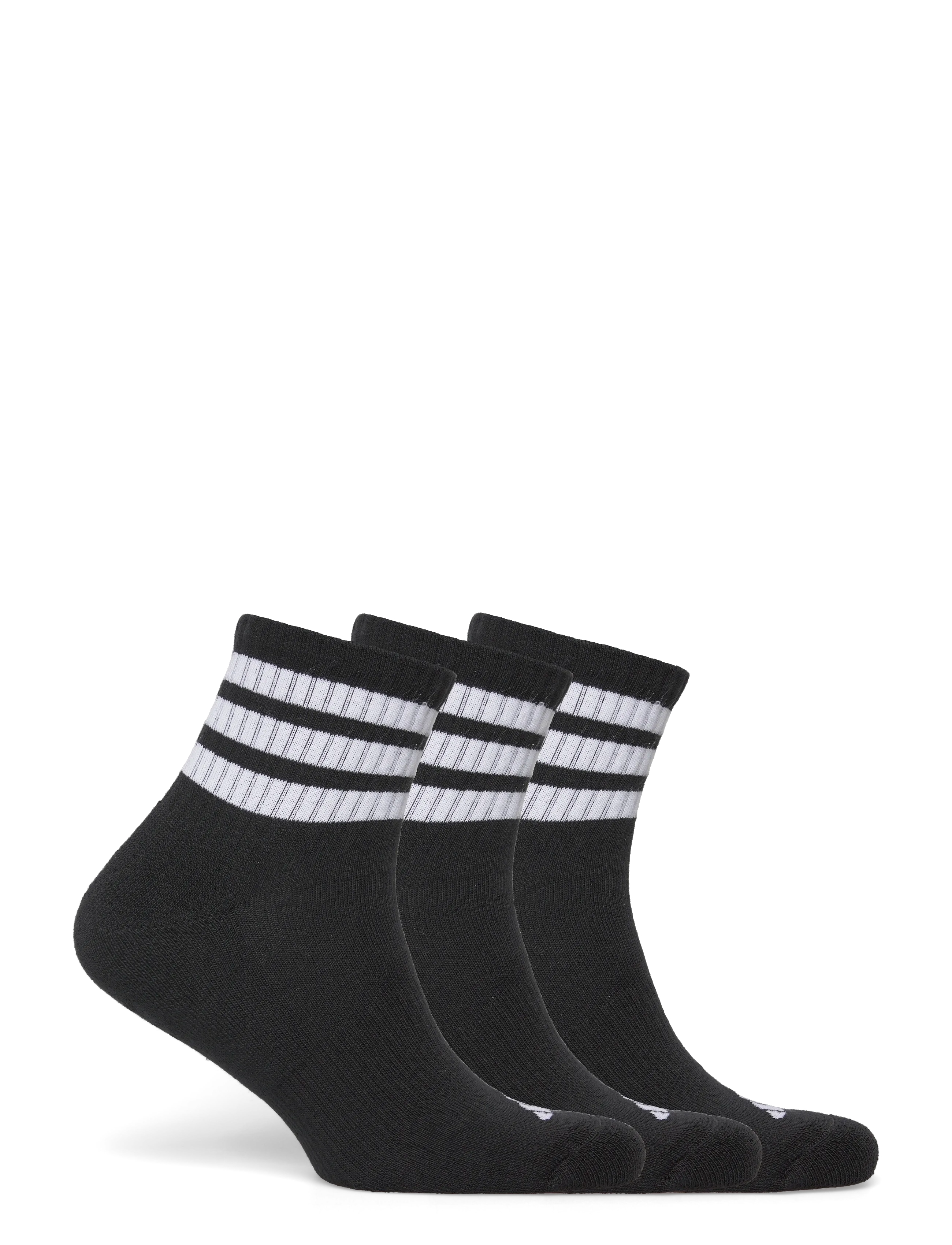 adidas Performance - 3S ESS C MID 3P - sport socks - black/white/white - 4