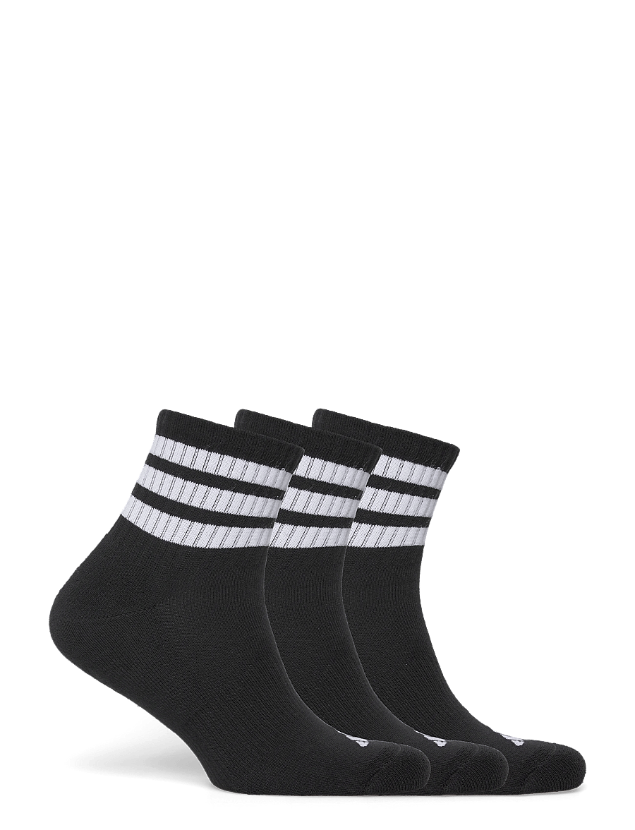 adidas Performance - 3S ESS C MID 3P - sportstrømper - black/white/white - 4