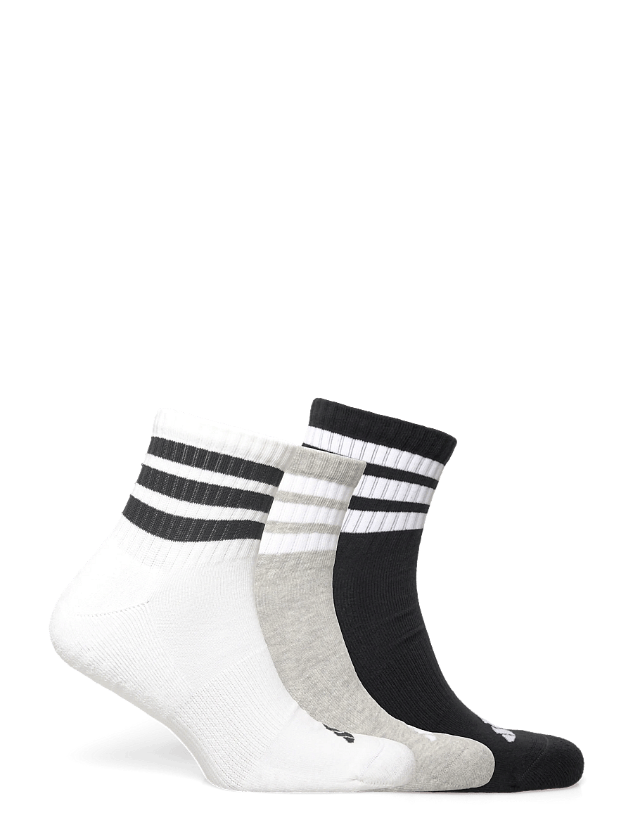 adidas Performance - 3S ESS C MID 3P - sport socks - mgreyh/white/black - 4