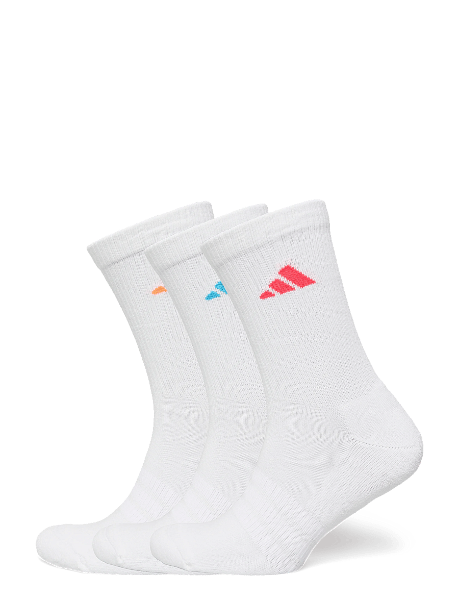 adidas Performance - C ESS CRW 3P - strümpfe - white/luor/lucred - 1