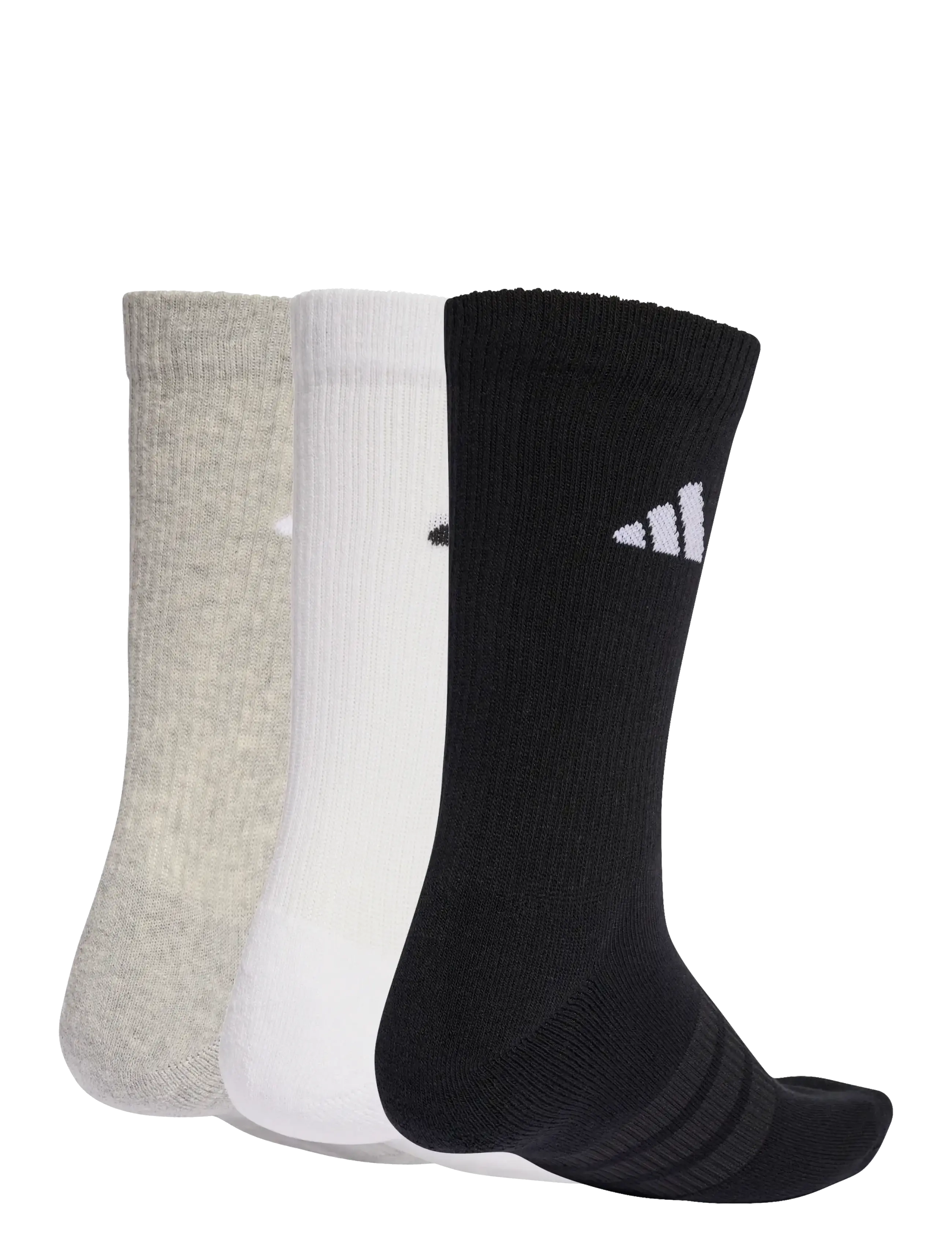adidas Performance - C ESS CRW 3P - strümpfe - mgreyh/white/black - 2