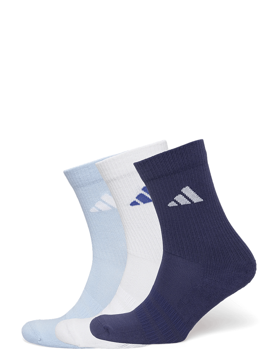 adidas Performance - C ESS CRW 3P - skarpety sportowe - dkblue/white/globlu - 0