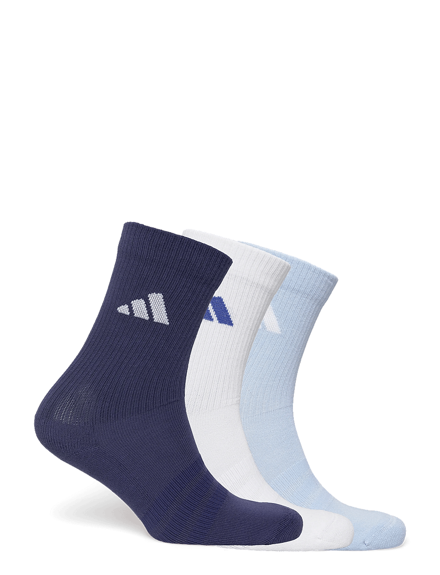 adidas Performance - C ESS CRW 3P - skarpety sportowe - dkblue/white/globlu - 4