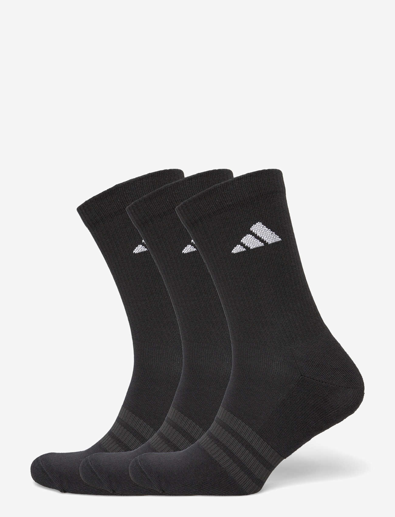adidas Performance - C ESS CRW 3P - spordisokid - black/black/white - 0