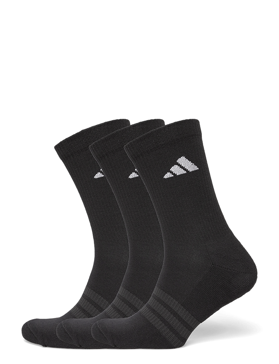 adidas Performance - C ESS CRW 3P - sportstrømper - black/black/white - 0