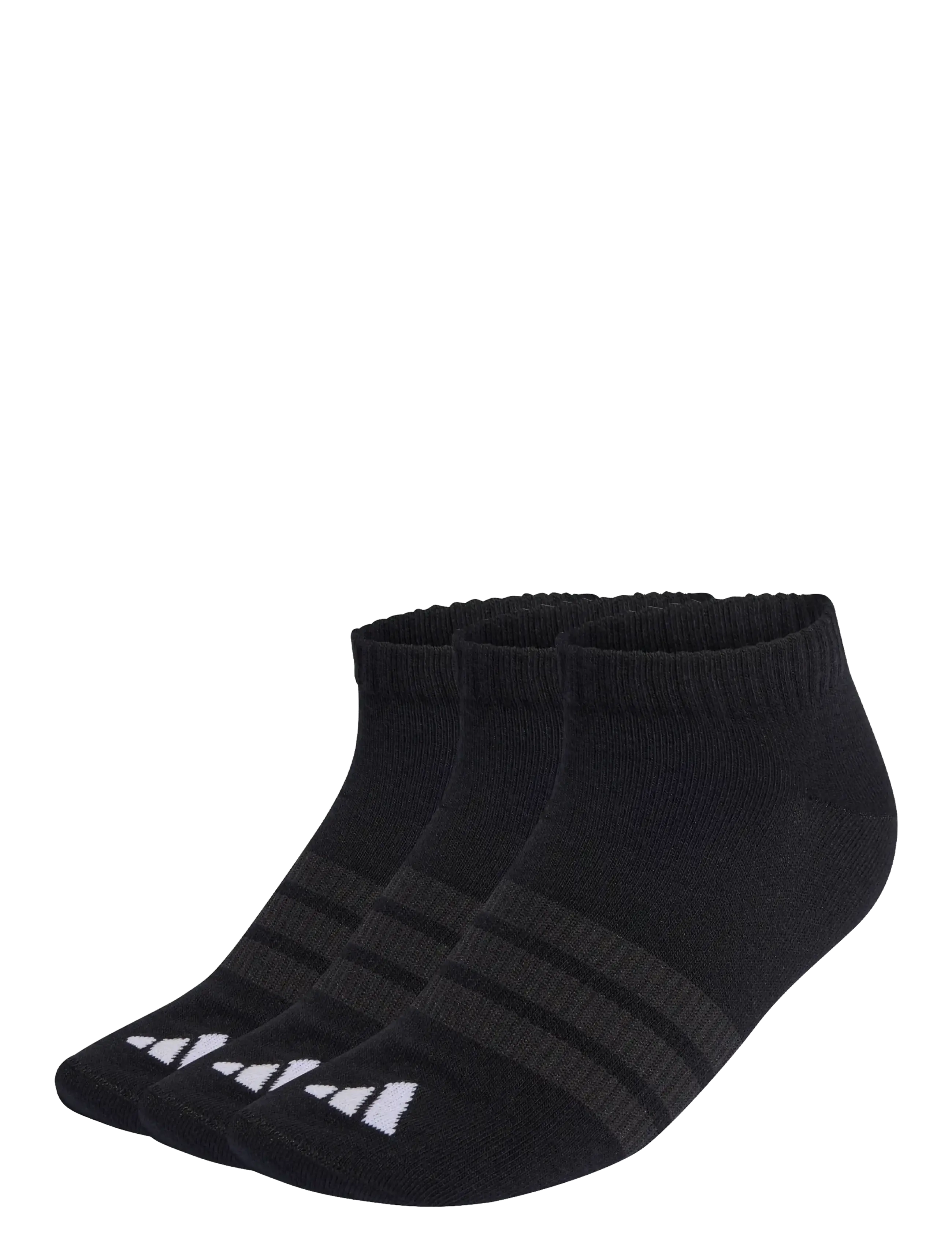adidas Performance T ESS LOW 3P - Strumpor - BLACK/BLACK/WHITE / black