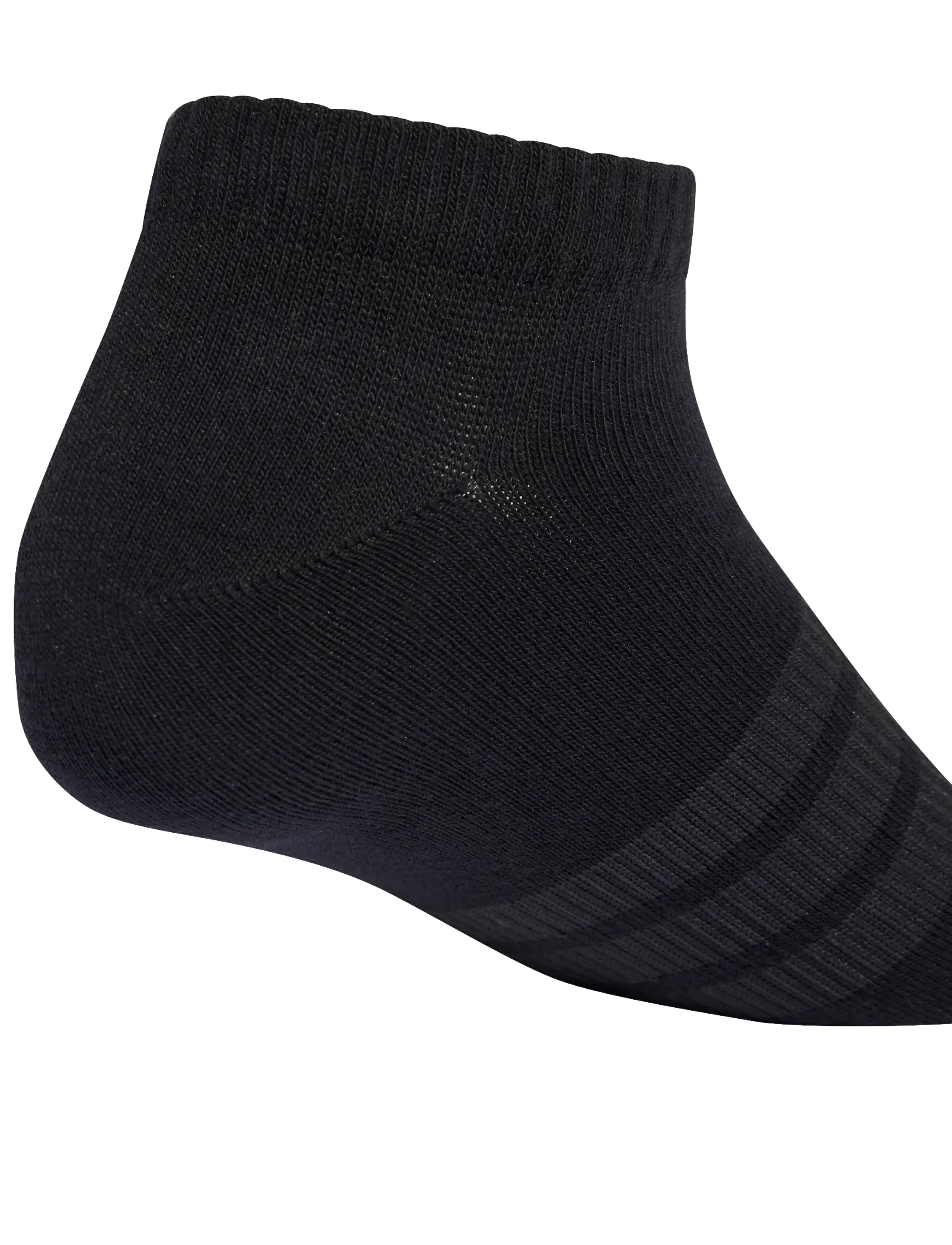 adidas Performance - T ESS LOW 3P - sport socks - black/black/white - 3