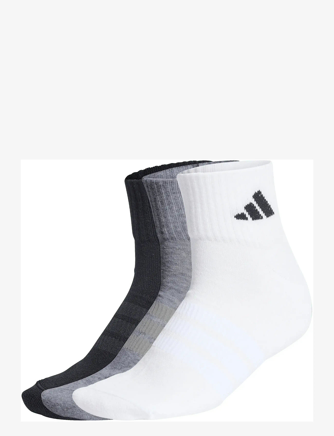 adidas Performance - C ESS ANK 3P - sportstrømper - mgreyh/white/black - 0
