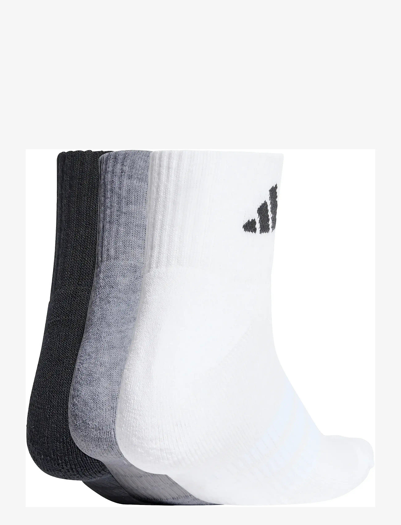 adidas Performance - C ESS ANK 3P - sportstrømper - mgreyh/white/black - 1