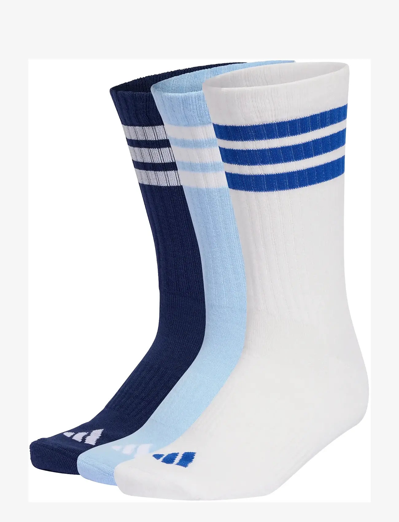 adidas Performance - 3S ESS C CRW 3P - sport socks - dkblue/white/globlu - 0