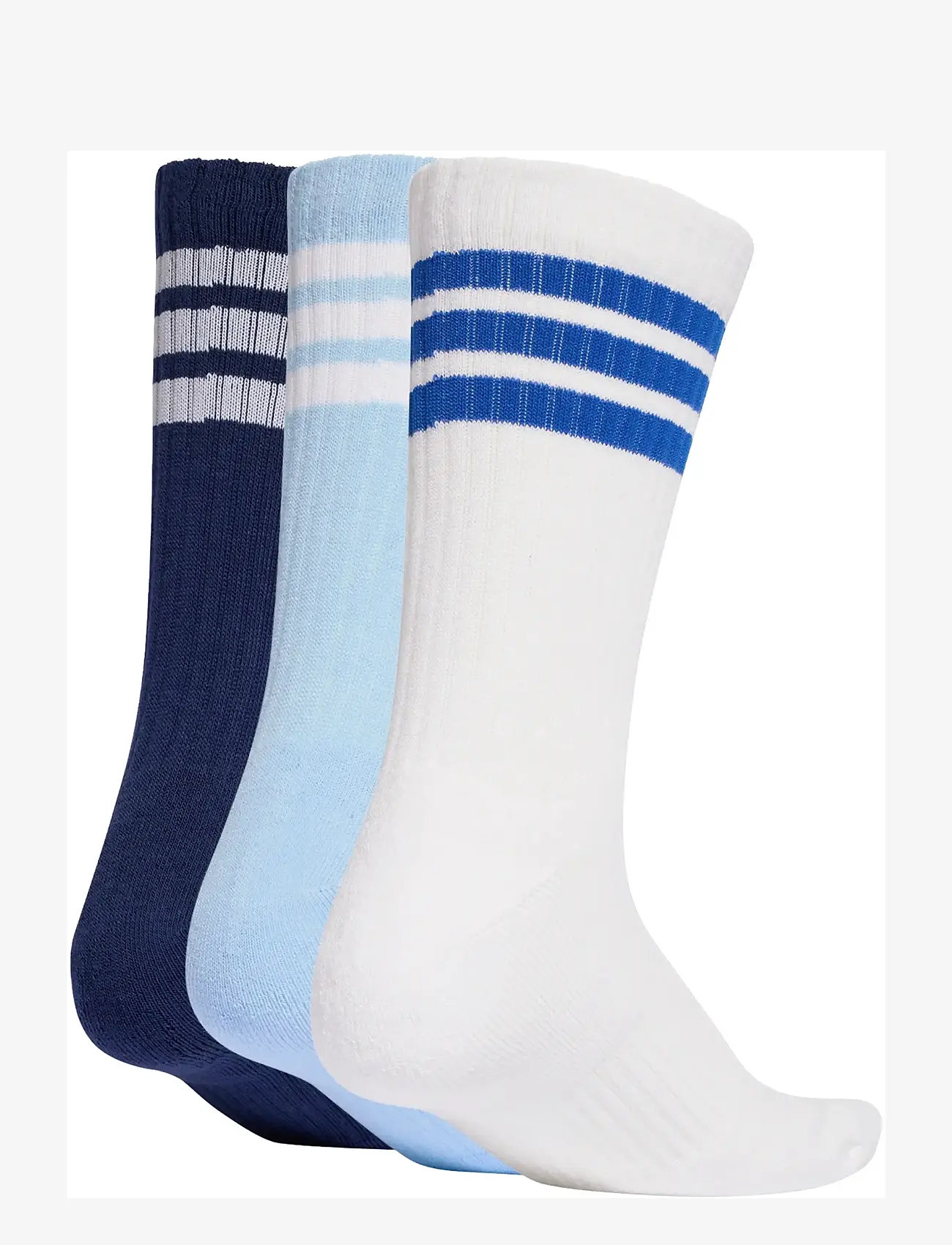 adidas Performance - 3S ESS C CRW 3P - sport socks - dkblue/white/globlu - 1
