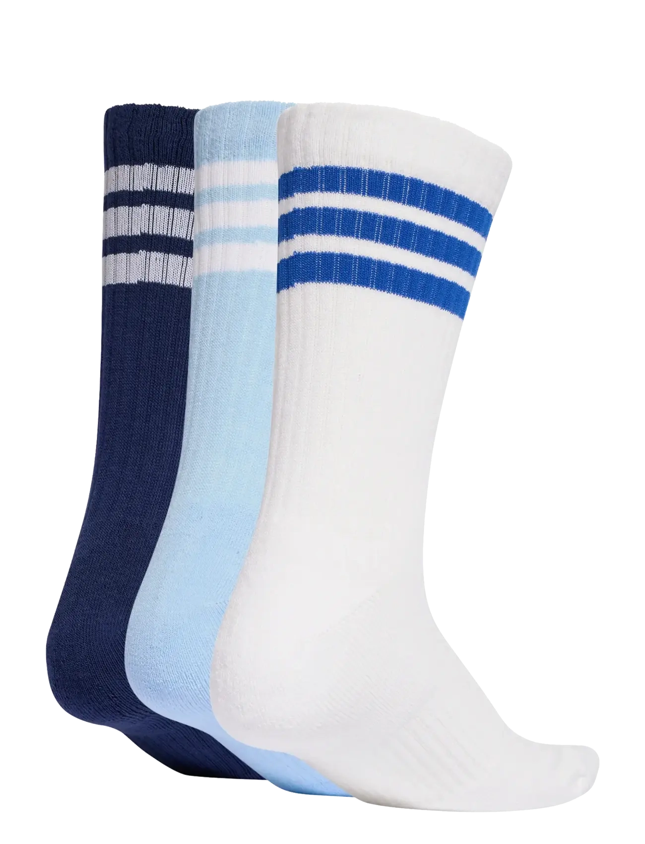 adidas Performance - 3S ESS C CRW 3P - strümpfe - dkblue/white/globlu - 1