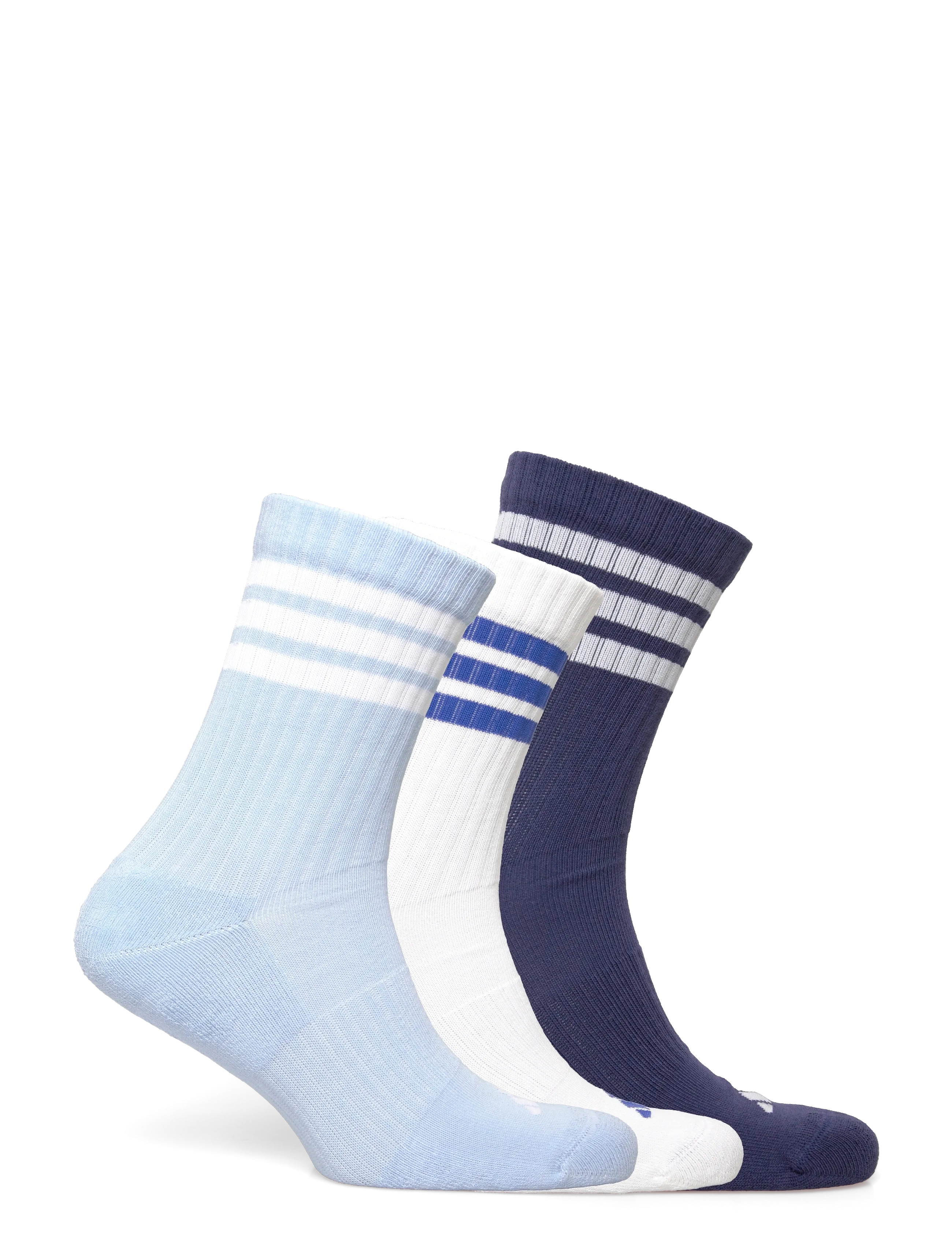 adidas Performance - 3S ESS C CRW 3P - strümpfe - dkblue/white/globlu - 4