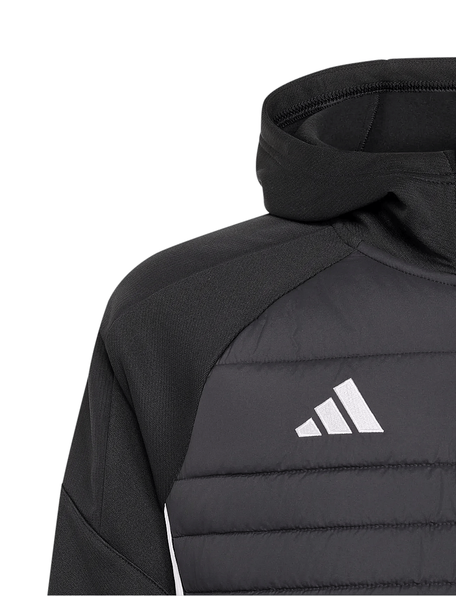 adidas Performance - TIRO ES WINTOPY - kapuutsiga dressipluusid - black/black/white - 3