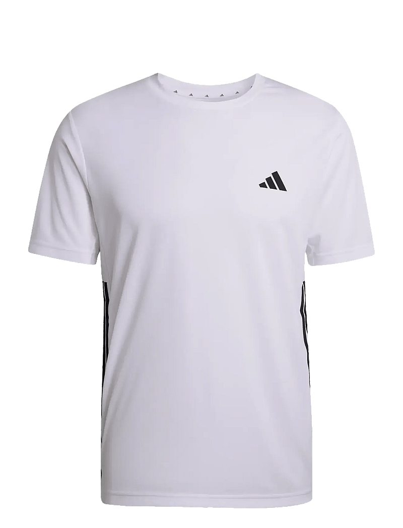 adidas Performance - WE BAS 3S T - t-shirts - white/black - 1