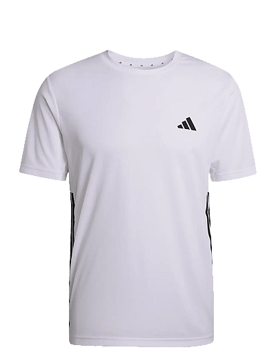 adidas Performance WE BAS 3S T - Oberteile & T-Shirts - WHITE/BLACK / white