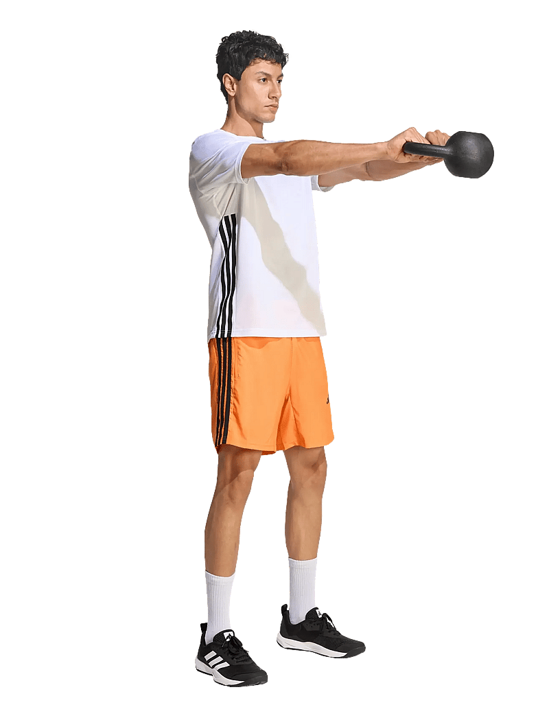 adidas Performance - WE BAS 3S T - t-shirts - white/black - 0